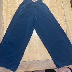 Garage Navy Blue Drawstring Sweatpants